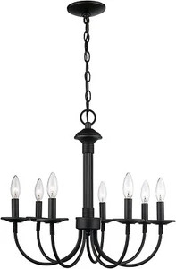 Hampton Bay 7-Light Oil Rubbed Bronze Candle Chandelier Light 1005 605 230 - Picture 1 of 1