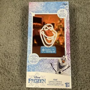 Disney Olaf Frozen LED Lighted Seasons Greetings Christmas Light Decoration  NiB - Picture 1 of 2
