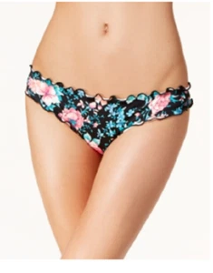 SUNDAZED Mermaid Ruffled Cheeky Hipster Bikini Bottoms, Size XS, S, M, MSRP $34 - Picture 1 of 22
