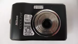 Nikon Coolpix L18 8,0 megapixel fotocamera digitale nera - punta e scatta - errore obiettivo - Foto 1 di 9