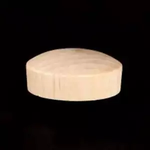 500 piezas - 1 "madera de abedul cabeza redonda muebles tapones de madera dura botones - Imagen 1 de 1