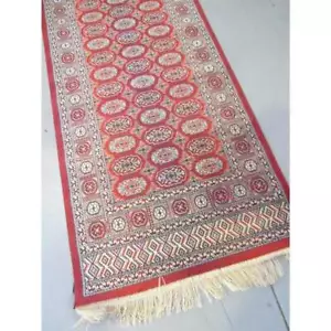 Hallway Runner Carpet Rug 68cm x 230cm Viscose Chiraz 8438-12 Floor Persian Thin - Picture 1 of 1