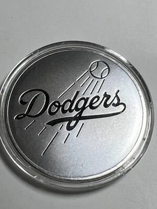 1 oz Silbermedaille - Dodgers Major League Baseball Team Logo (in Kapsel) - SCHÖN - Bild 1 von 3