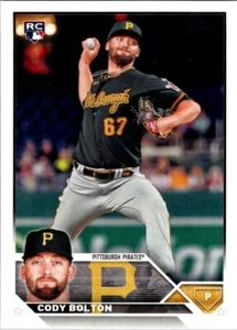 2023 TOPPS #US223 CODY BOLTON ROOKIE CARD PIRATES - Bild 1 von 2