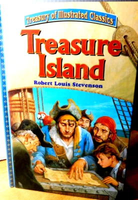 Treasury of Illustrated Classics~Treasure Island By Robert L. Stevenson - Image 1 of 4