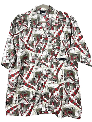 Vintage Y2K 2000s Nike Geometric Logo Limited Edition Shirt Mens Size M - Image 1 of 4