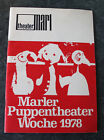 Marler Puppentheater Woche 1978, Puppenspiel-Woche, Programmheft