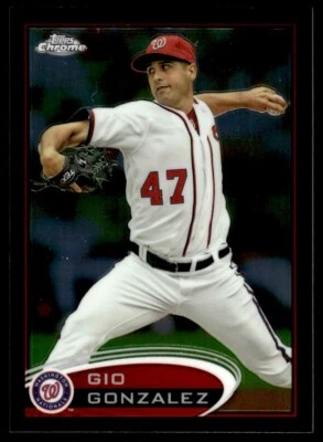 Topps 2012 cromo negro/100 Gio Gonzalez Washington Nationals #53 Foto 1 de 2