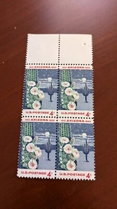 Arizona 1912-1962 4 Cent USA Briefmarke, Viererblock, postfrisch - Bild 1 von 1