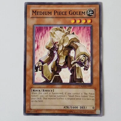 Medium Piece Golem - TDGS-EN007 - NM - Common - Unlimited - Yugioh - Image 1 of 2