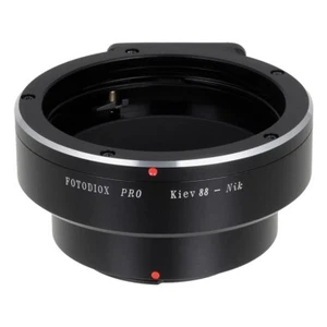 Fotodiox Pro Lens Adapter Kiev 88 SLR Lens for Nikon F Mount SLR Camera - Picture 1 of 4