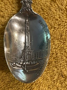 Soldiers and Sailors Monument Indianapolis Indiana 1906 Souvenir Spoon (S119) - Picture 1 of 18