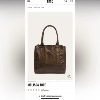 Bolso Cartera Frye Melissa $398 Auténtico Marrón Foto 1 de 4