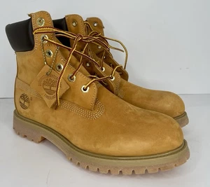 Timberland Mujer 10361 Cuero Impermeable Botas Trigo Nubuck Talla 9M ¡LEER! - Imagen 1 de 11