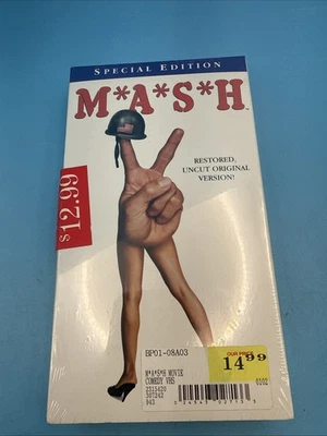 Mash-Special Edition-VHS NEW/SEALED - Uncut Restored Original. 1970, Fox Studios Foto 1 de 4