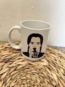 Wednesday Addams White Male Tears Liquor Bottle Coffee Mug With Handle - Picture 1 of 3