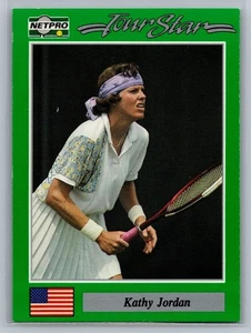 Tarjeta deportiva de tenis de Estados Unidos 1991 NetPro Tour Stars #79 Kathy Jordan - Imagen 1 de 2