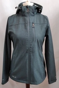 DLX Softshell wasserdichte Jacke mit Kapuze. Winddichter atmungsaktiver Mantel Small/UK 10 - Bild 1 von 12