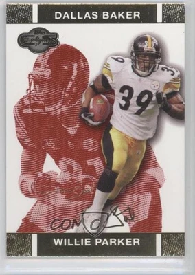 2007 Co-Signers Red Changing Faces Gold Willie Parker Dallas Baker Rookie RC - Image 1 of 2