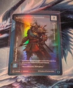 Wonders Of The First Percival Stormwind (U) Serialized 2/75 Foil NM - Bild 1 von 2