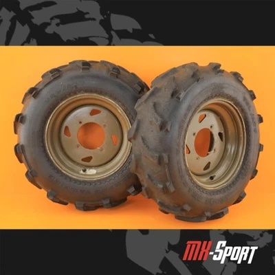 99-02 2001 Prairie 400 OEM Front Rims Wheels Rims Wheel Tires Tire Set  - Image 1 of 4