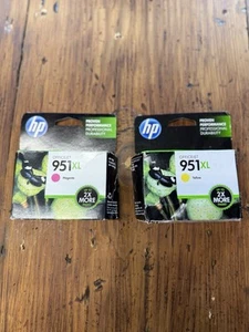 2 X HP 951XL Magenta/Yellow High Yield Ink Cartridge - Picture 1 of 7