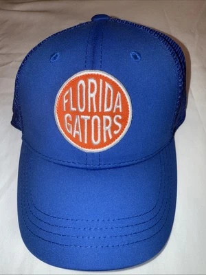 NUEVO Gorra Gorra Florida Gators Snapback JUVENTUD Azul Blanco Malla Bordada Niños Foto 1 de 4