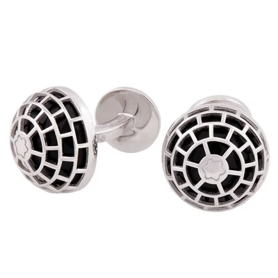 Gemelos Montblanc Meisterstuck piedra ónix Foto 1 de 3