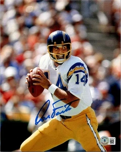 DAN FOUTS SIGNED 8X10 PHOTO BECKETT BAS COA SAN DIEGO CHARGERS 7 - Picture 1 of 1