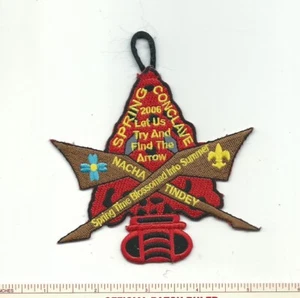 SCOUT BSA OA LODGE 25 NACHA TINDEY SPRING CONCLAVE ARROWHEAD DANGLE MERGED MI !! - Picture 1 of 1