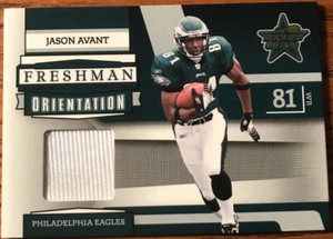 2006 Leaf Rookies & Stars Freshman Orientation Materials Jerseys Jason Avant - Picture 1 of 2