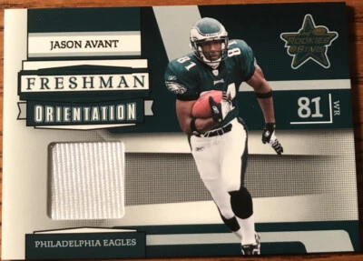 2006 Leaf Rookies & Stars Freshman Orientation Materials Jerseys Jason Avant - Image 1 of 2