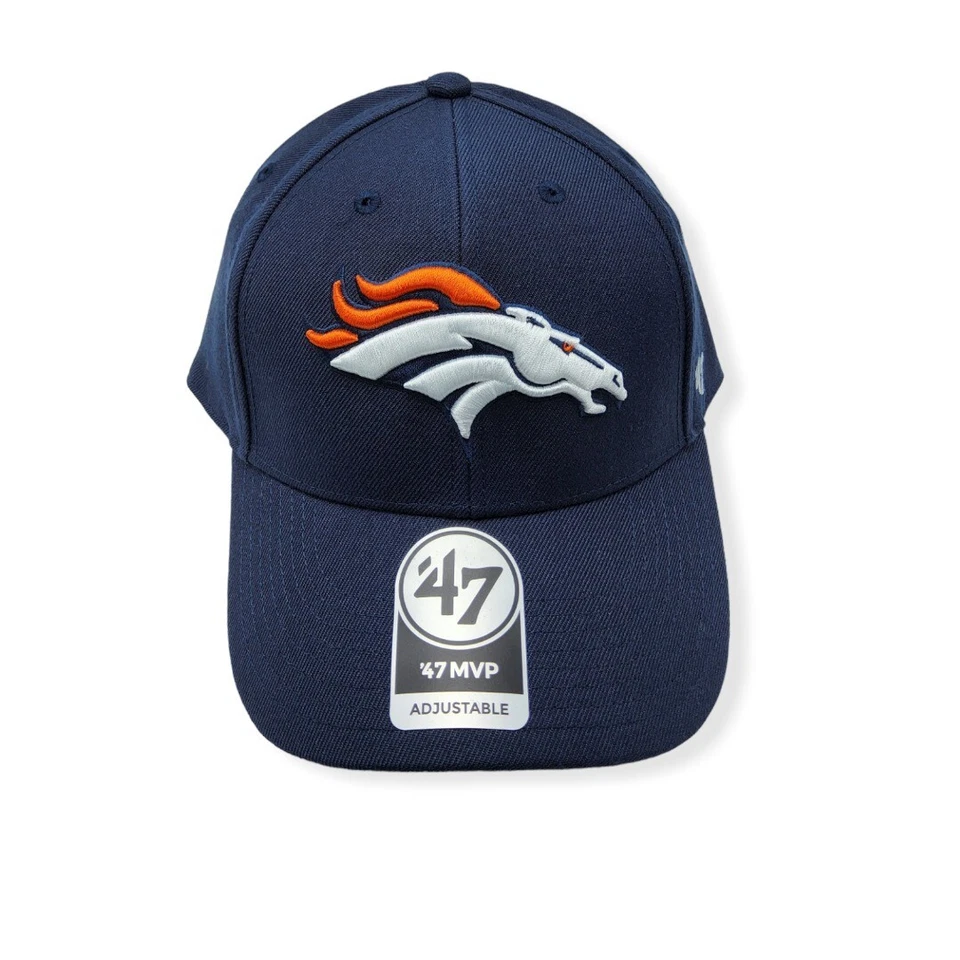 Denver Broncos 47 BRAND MVP Velcro Adjustable Hat