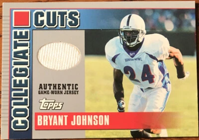 2003 Topps Draft Picks & Prospects Collegiate Cuts Bryant Johnson CC-BJ - Image 1 of 2