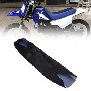 Cubiertas de asiento blandas con pinza acanalada azul para motocicleta aptas para Yamaha TTR 450 2010-2013 - Imagen 1 de 14