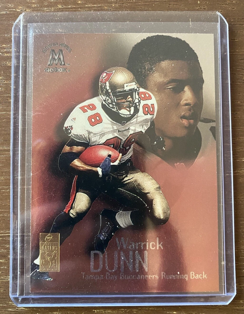 2000 SkyBox Molten Metal #59 Warrick Dunn NFL Player's Party SP Buccaneers