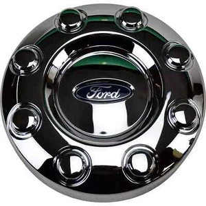 2005-2018 FORD F-350 F350 DUALLY FRONT 2WD CHROME WHEEL CENTER HUB CAP NEW - Picture 1 of 1