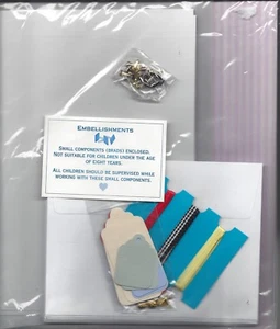 SCRAPBOOKING KIT WITH CARD STOCK - CARDS - ENVELOPES - Picture 1 of 1