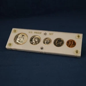 1956 US Silver Proof Set in Capital Plastic- Free Shipping USA - Picture 1 of 4