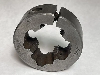 GTD 1-1/2”-6NC HSS 3” TROQUEL ROSCADO REDONDO 3” O.D.  4 FLAUTAS (24S10) Foto 1 de 4