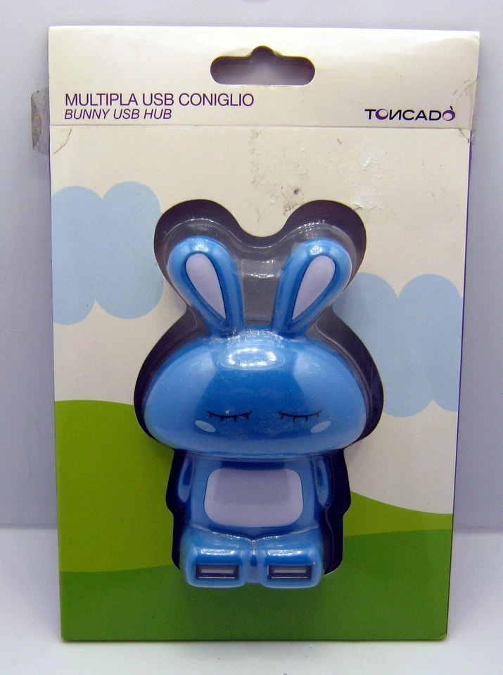 PRESA MULTIPLA USB CONIGLIO 4 PORTE - Immagine 1 di 1