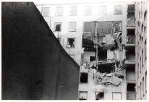 Foto de la Segunda Guerra Mundial Edificio Dañado Copenhague Dinamarca Talla Pequeña 9x6 cm Segunda Guerra Mundial - Imagen 1 de 1