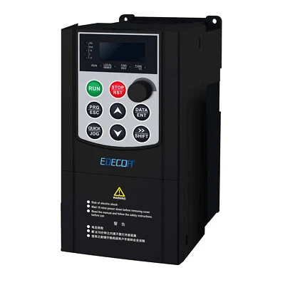 Convertidor de frecuencia EDECOA 3.7KW Variable Frequency Driver 3HP 380V VFD Speed