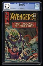 Avengers #27 CGC FN/VF 7.0 Off White Attuma! Beetle! Silver Age! Marvel 1966