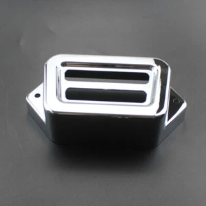 Cromo Moto Voltaggio Regolatore Coperchio Per Harley Road King Electra Glide - Picture 1 of 7