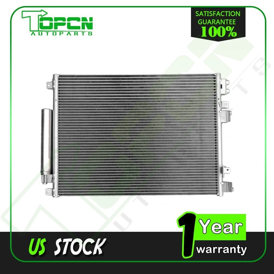 For 2005 2006 2007-2010 2012-2014 Chrysler 300 Aluminum AC CondenserNew AC3237 - Imagem 1 de 3