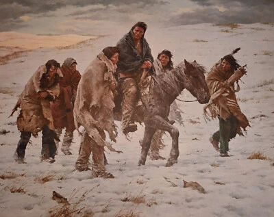 Howard Terpning Chief Joseph Rides to Surrender Edición Limitada 512/1000, Como Nuevo Foto 1 de 4