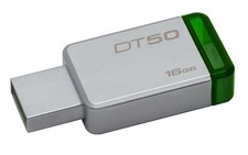 Kingston DataTraveler 50 16GB USB 3.0 Flash Stick Pen Memory Drive - Green 