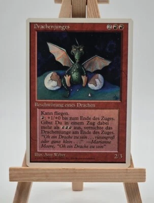 Drachenjunges 4. Edition Magic Karte MTG Deutsch (Dragon Whelp) - Bild 1 von 2