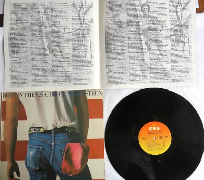 Bruce Springsteen – Born In The U.S.A.    CBS 86304   Greece Press     NEAR MINT - Image 1 of 4
